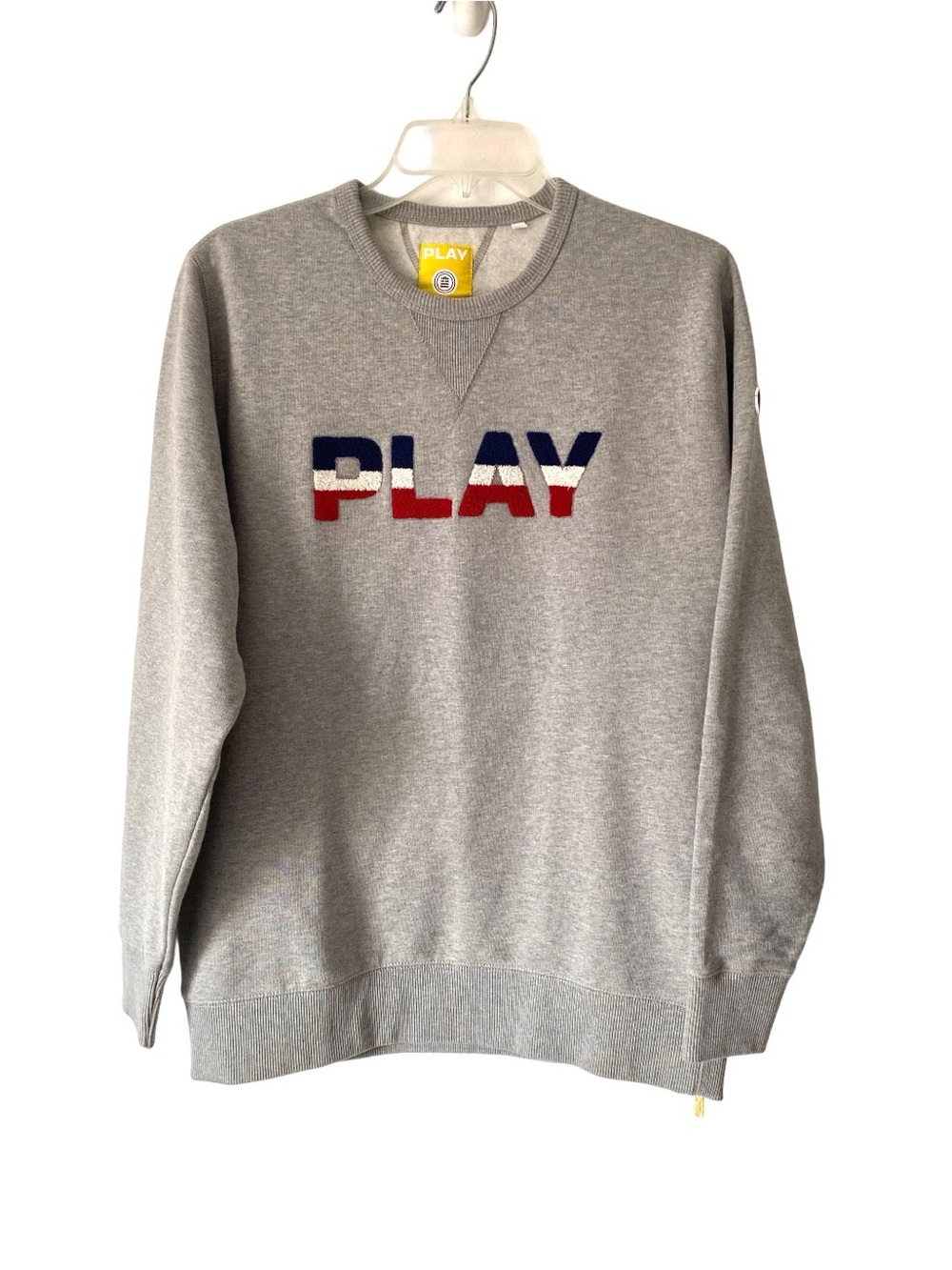 Serge Blanco Plat Logo Rugby Gray Sweatshirt size medium
